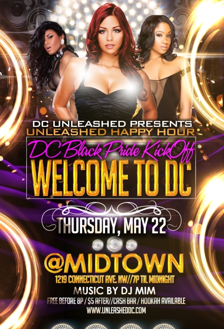 Welcome to DC UNLEASHED Happy Hour - DC Black Pride