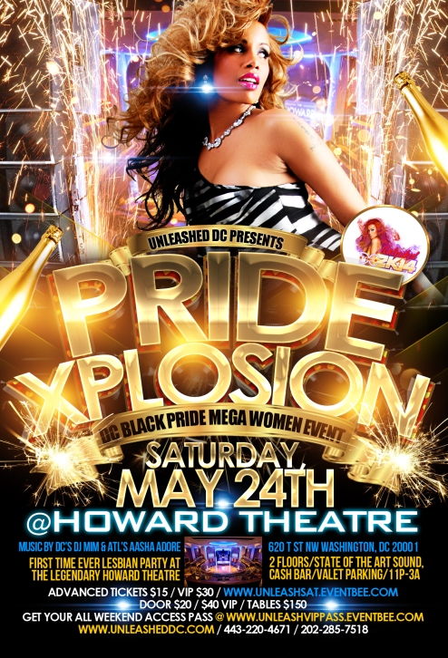 The MAIN EVENT - XPlosion at the Howard Theatre - DC Black Pride